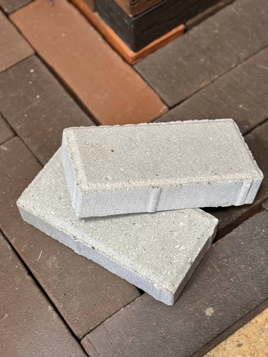 Брусчатка «Кирпич» 200x100x60 (2,6 кг.) белая