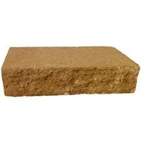 Кирпич декоративный колотый (250х120х88) горчичный