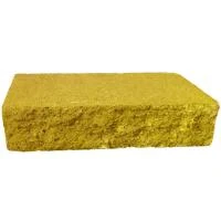 Кирпич декоративный колотый (250х120х88) жёлтый