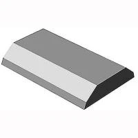 Парапет №1 (500х365х90) серый