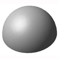 Дорожное ограждение «Полушар» h=250mm серый